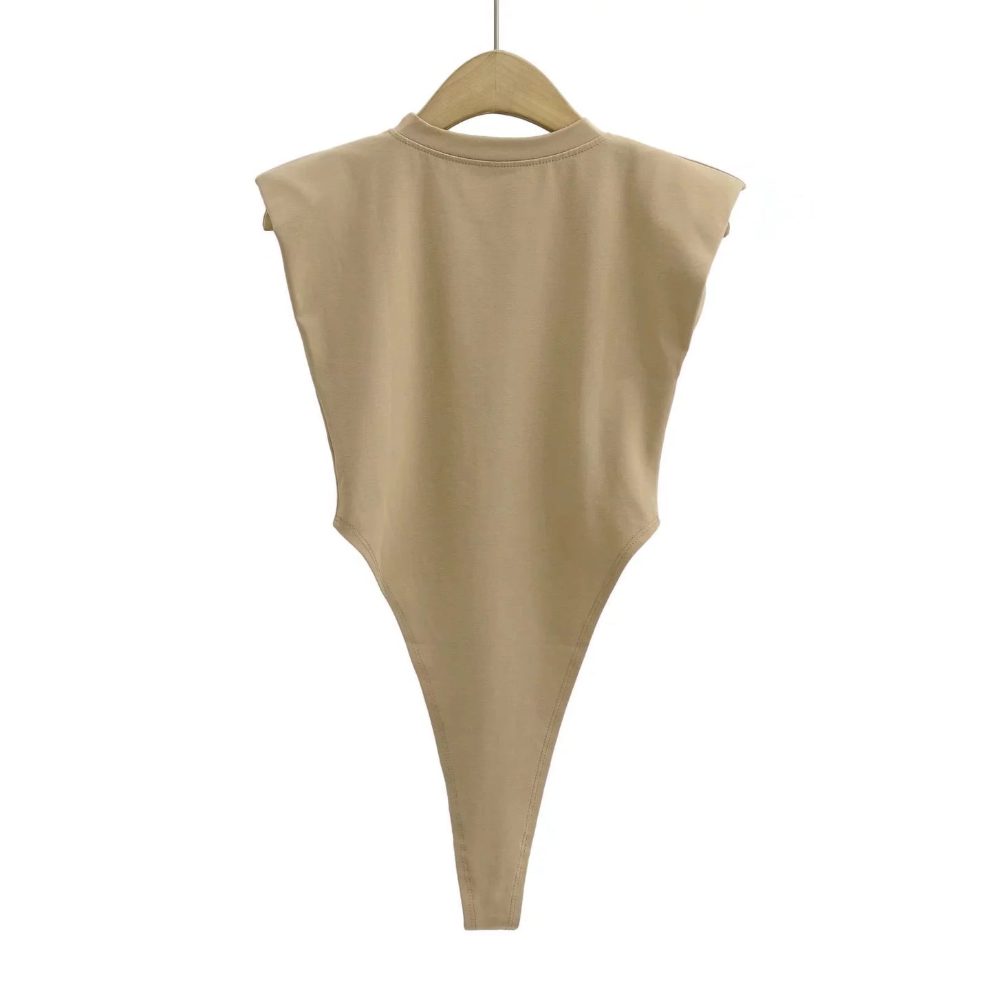 High Angled Padded Shoulder Bodysuit