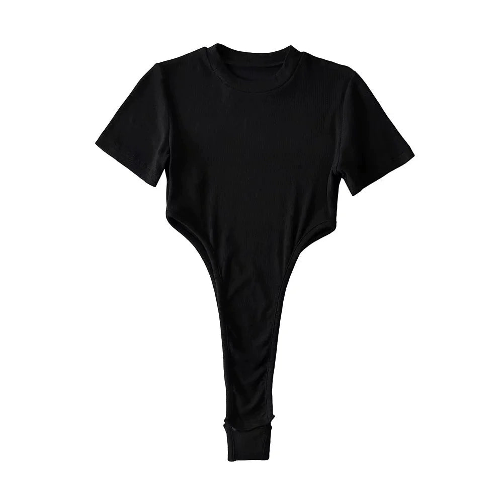 High Slit Slimming Bodysuit