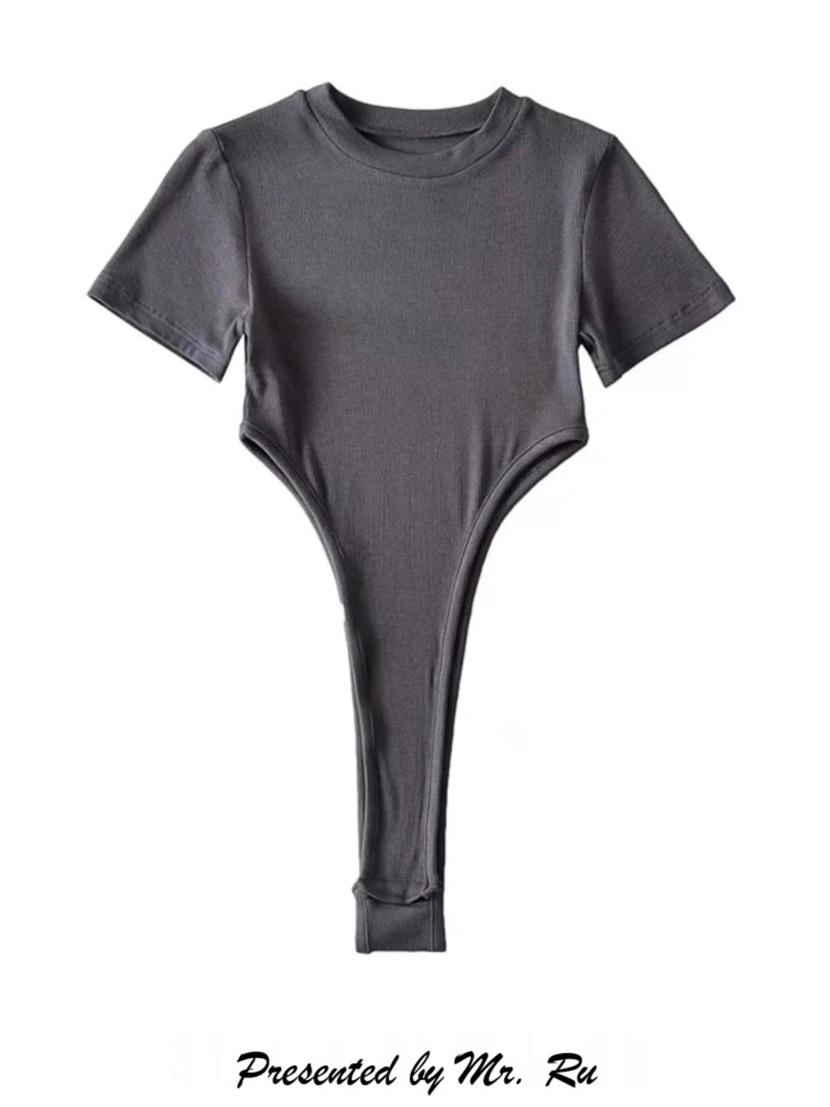 High Slit Slimming Bodysuit