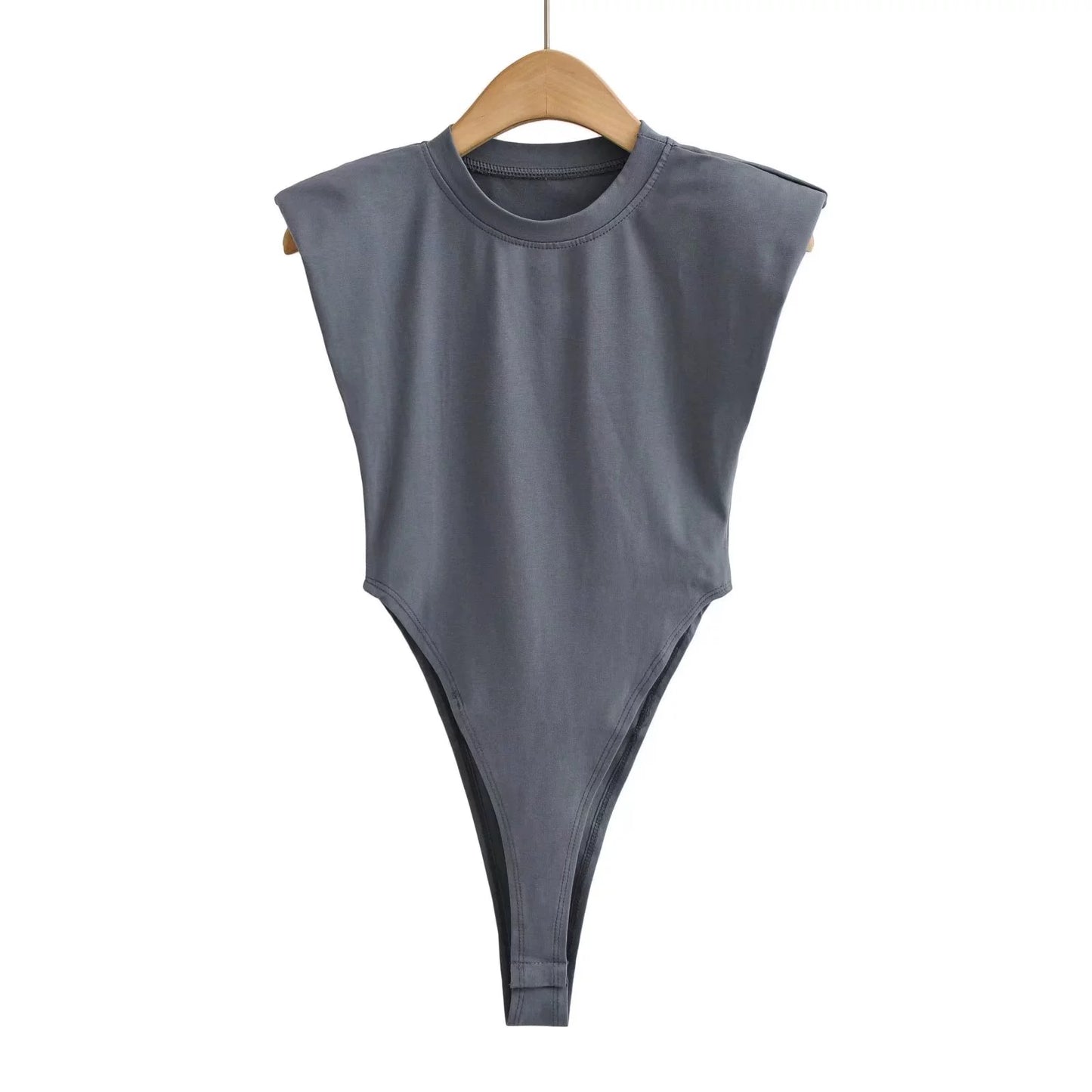 High Angled Padded Shoulder Bodysuit