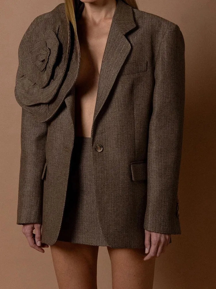 Plazz Skirt Set w/Blazer