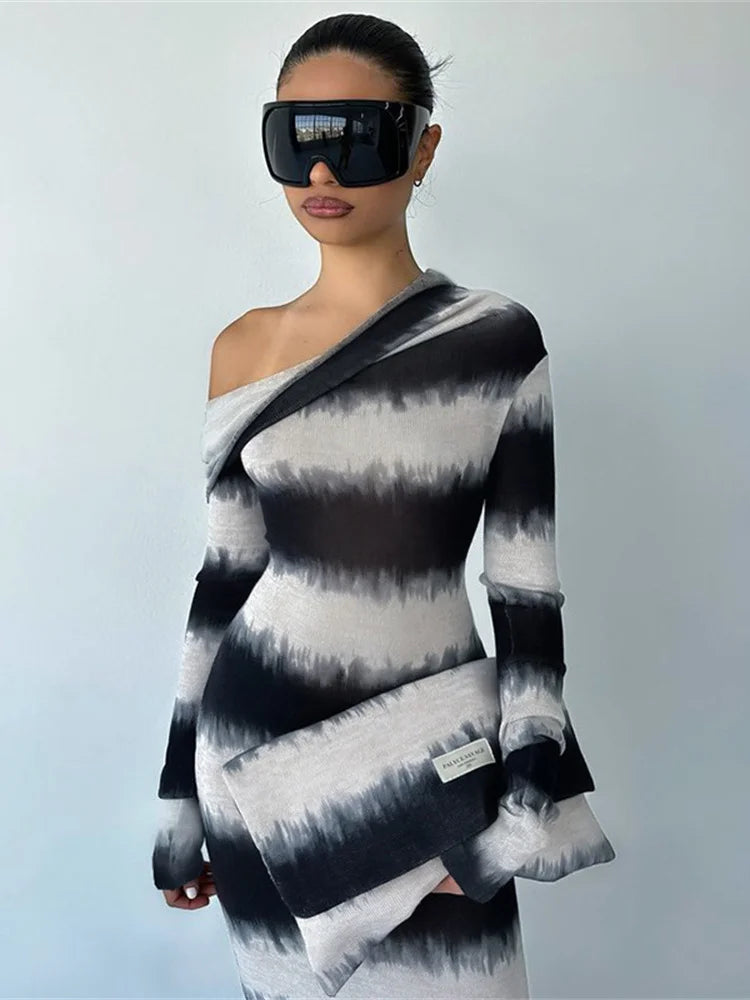 Neck Full Bodycon Dress