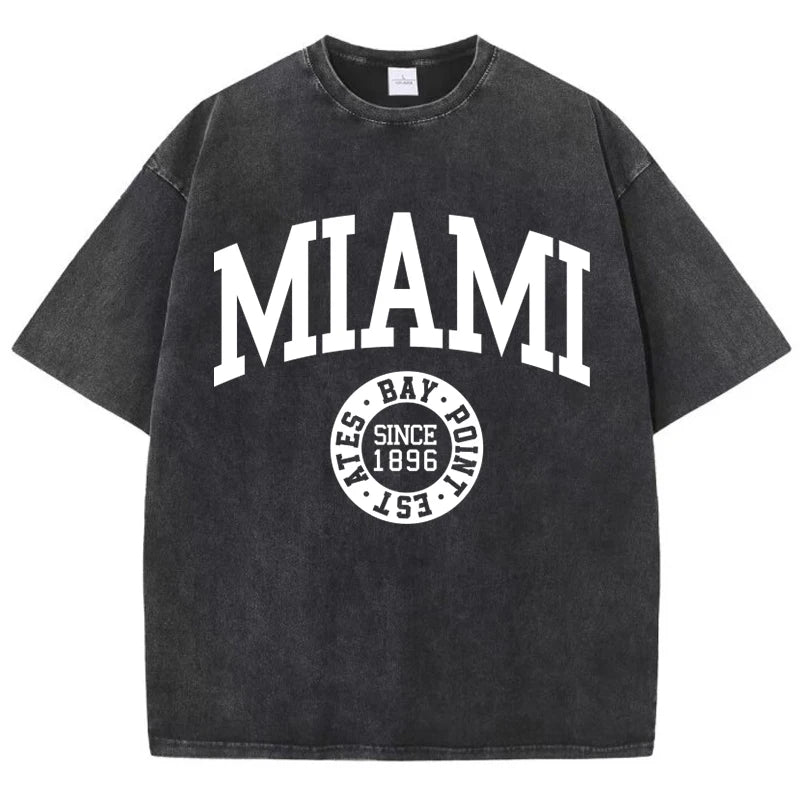 Distressed Night In Miami CasualTee Shirt