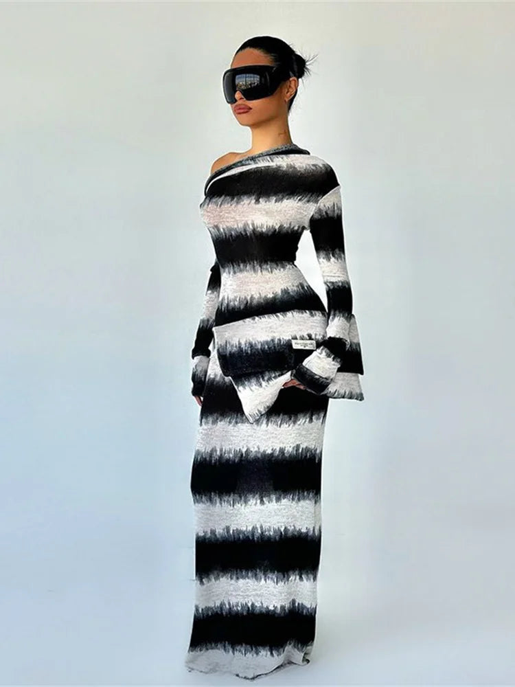 Neck Full Bodycon Dress