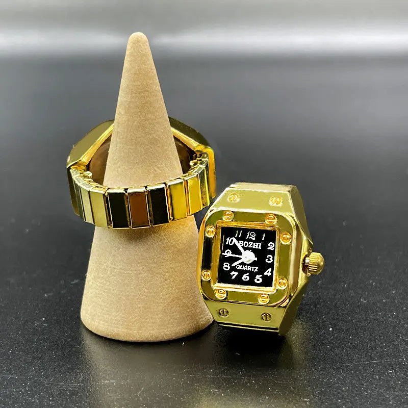 Mini Watches Finger Rings