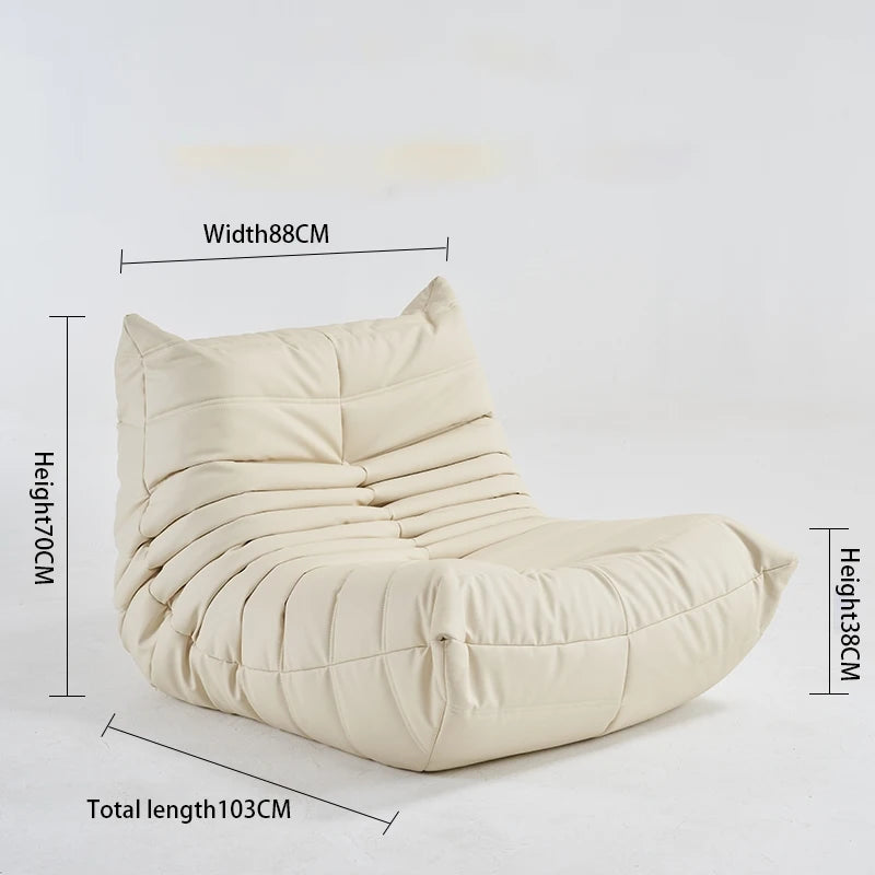 Single Caterpillar Sofa Balcony Leisure Chair