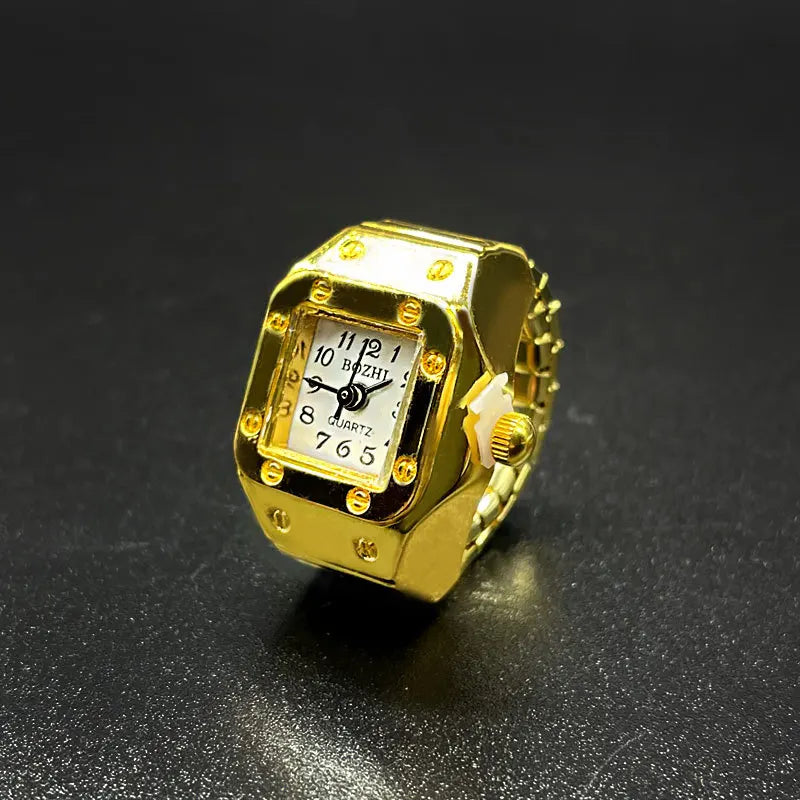 Mini Watches Finger Rings