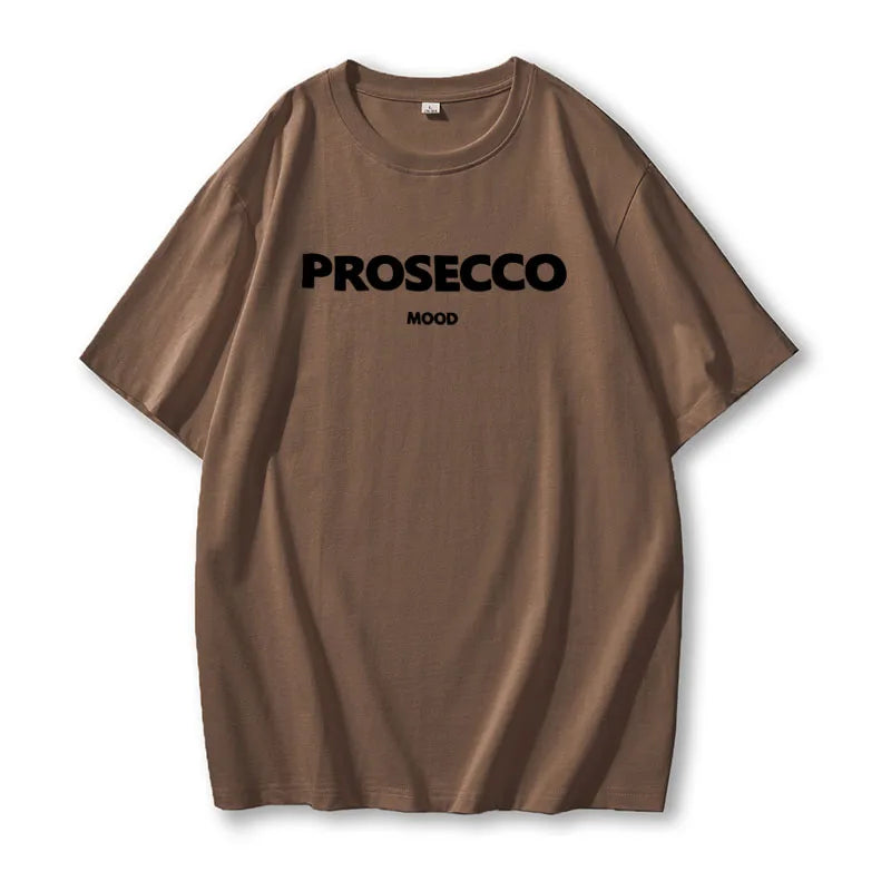 New Print “PROSECCO” Cotton Tee
