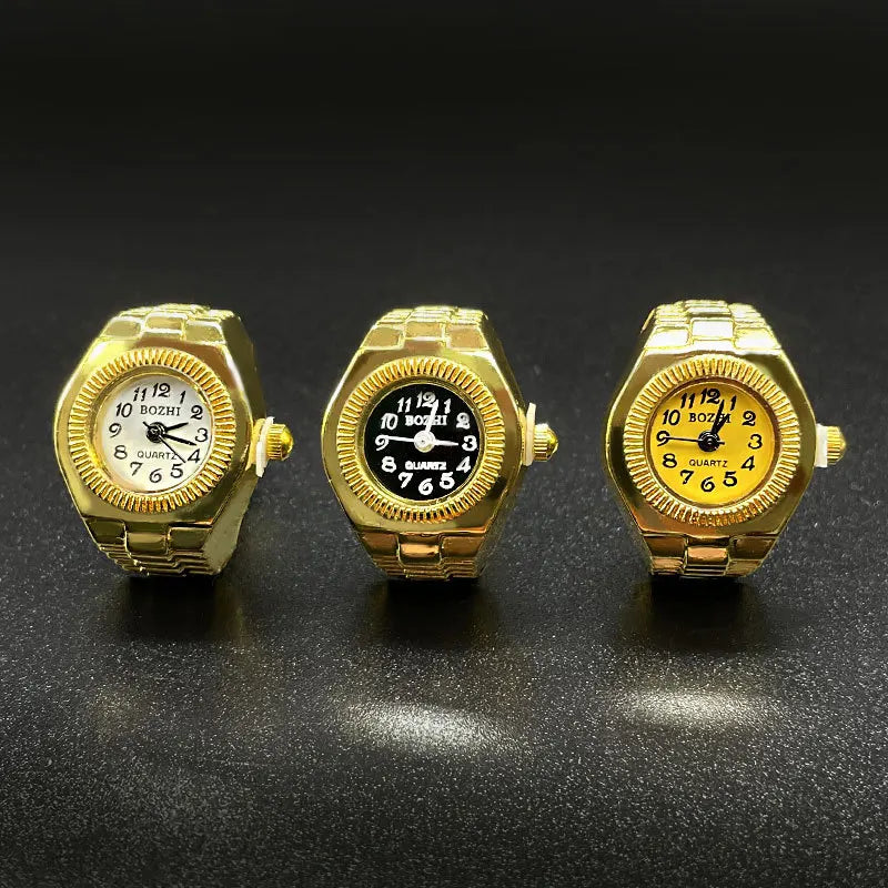 Mini Watches Finger Rings