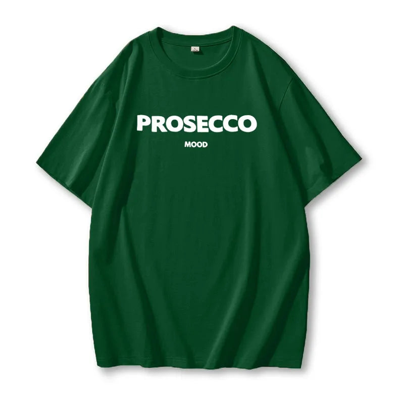 New Print “PROSECCO” Cotton Tee