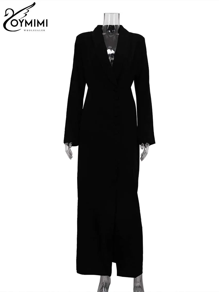 Oymimi Breasted Dresses Floor-Length Dress