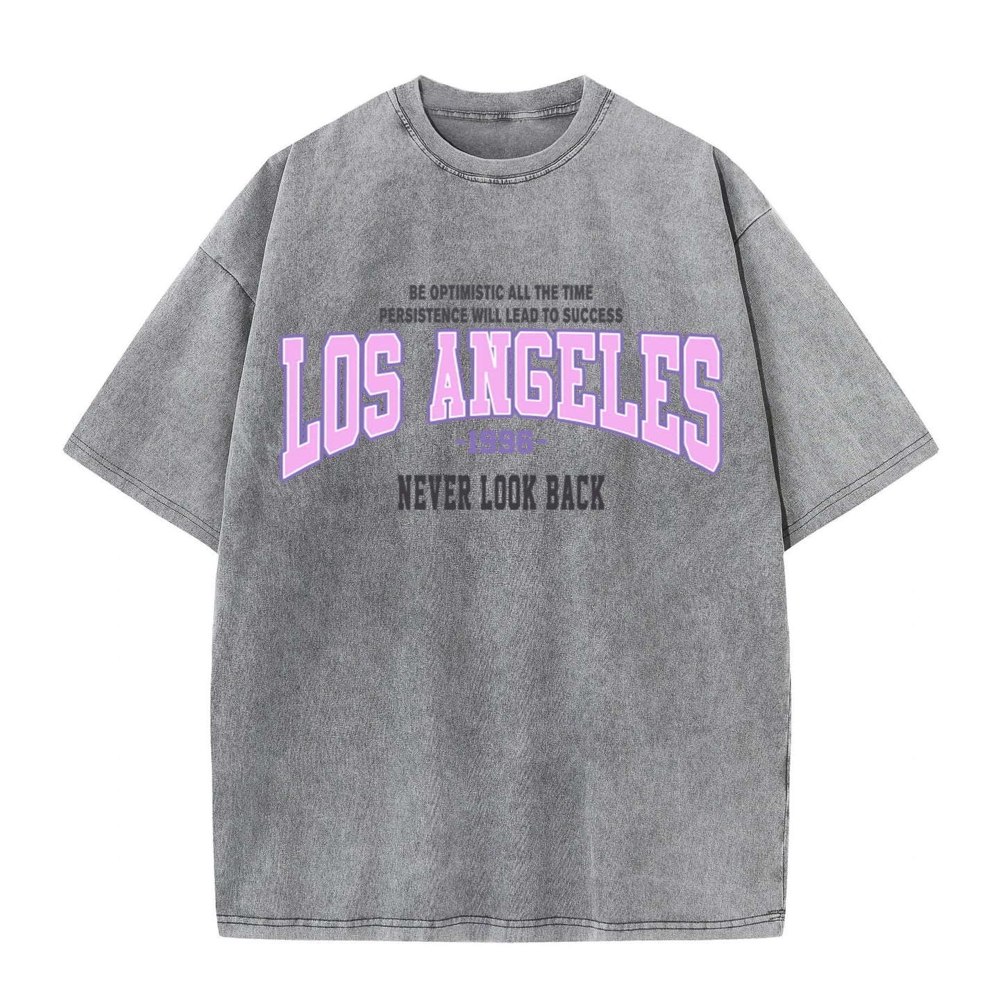 Trendy Distressed Los Angeles 1996 Cotton T Shirt