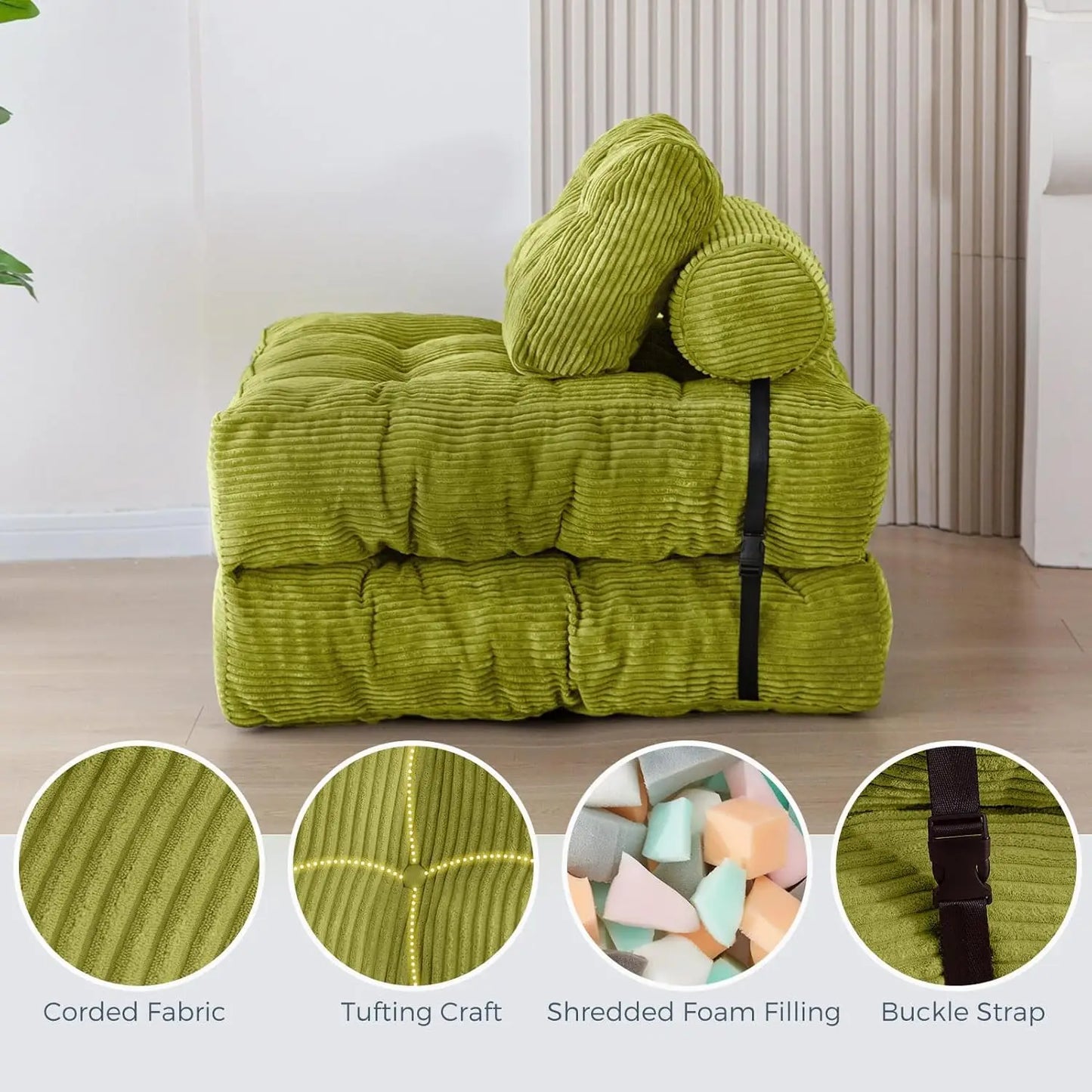 Comfy Convertible Sleeper Chair