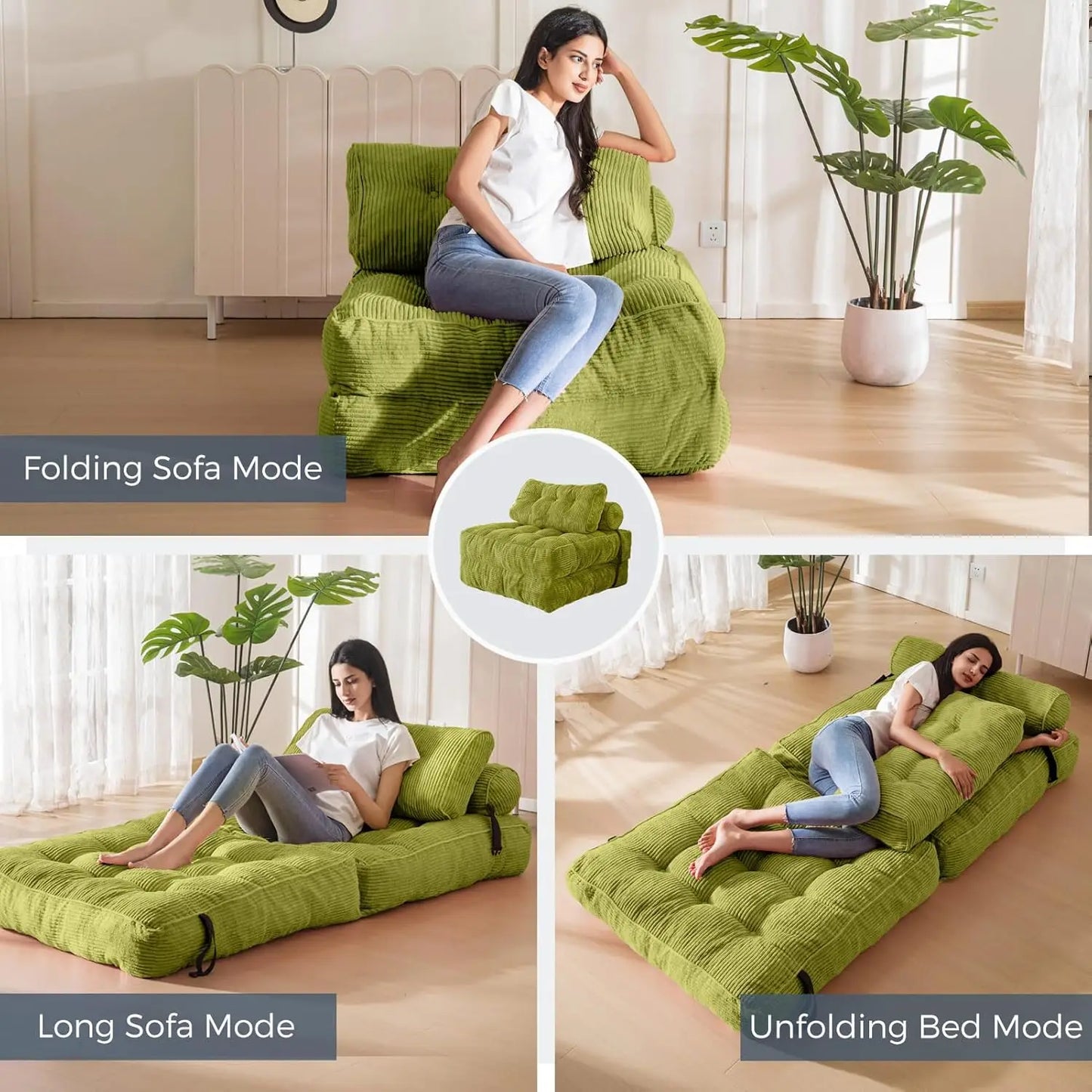 Comfy Convertible Sleeper Chair