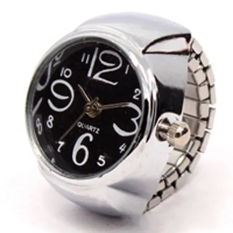 Retro Stretchy Watch Finger Ring