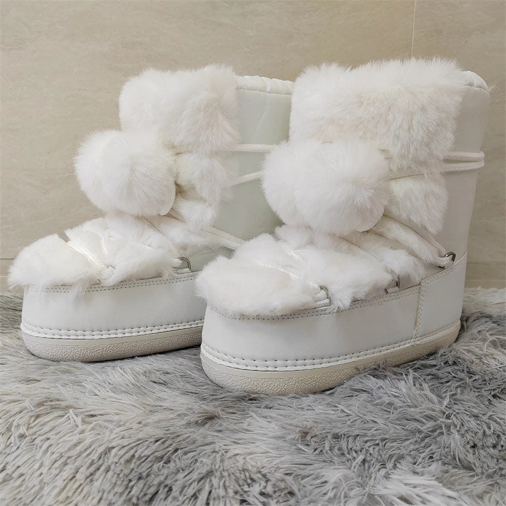 Faux Fur Warm Moon Boots