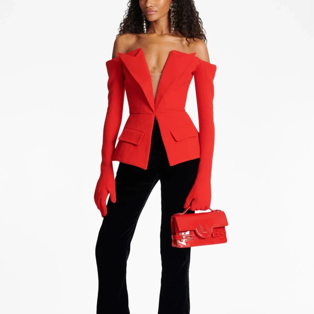 Off Shoulder Slimming Blazer