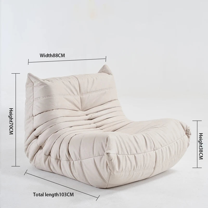 Single Caterpillar Sofa Balcony Leisure Chair