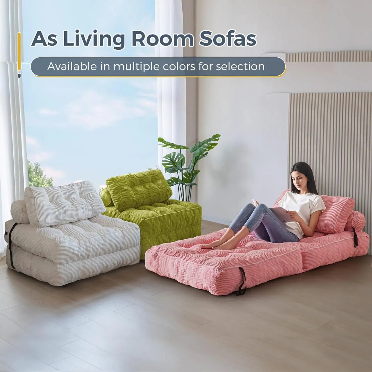 Comfy Convertible Sleeper Chair