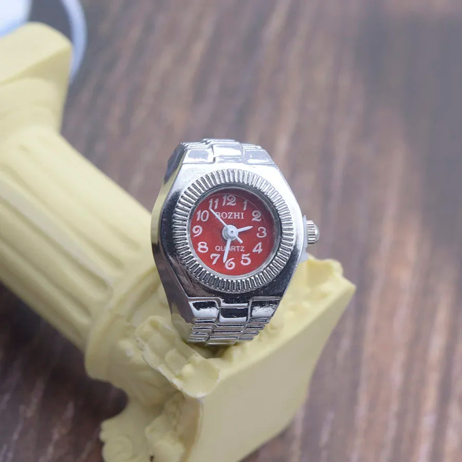 Retro Stretchy Watch Finger Ring