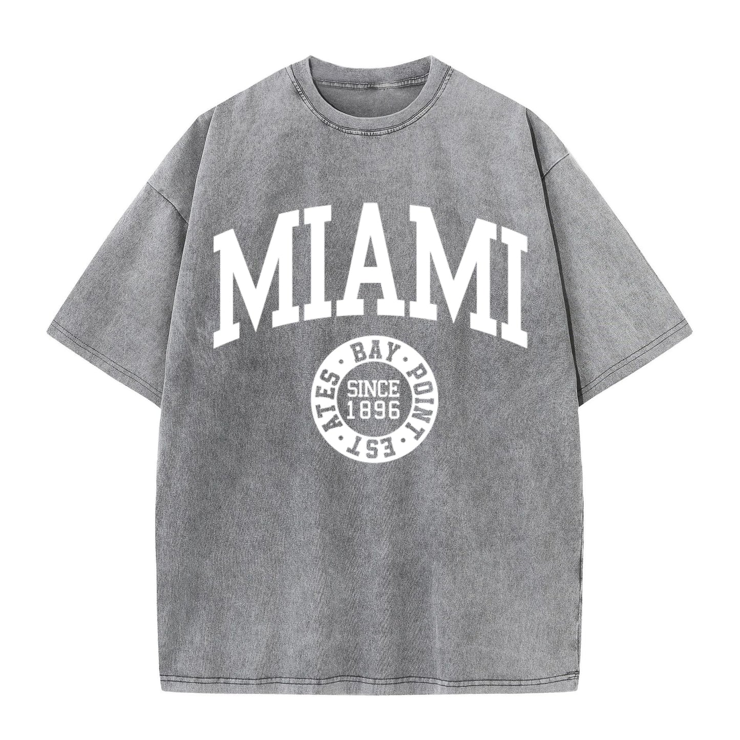 Distressed Night In Miami CasualTee Shirt