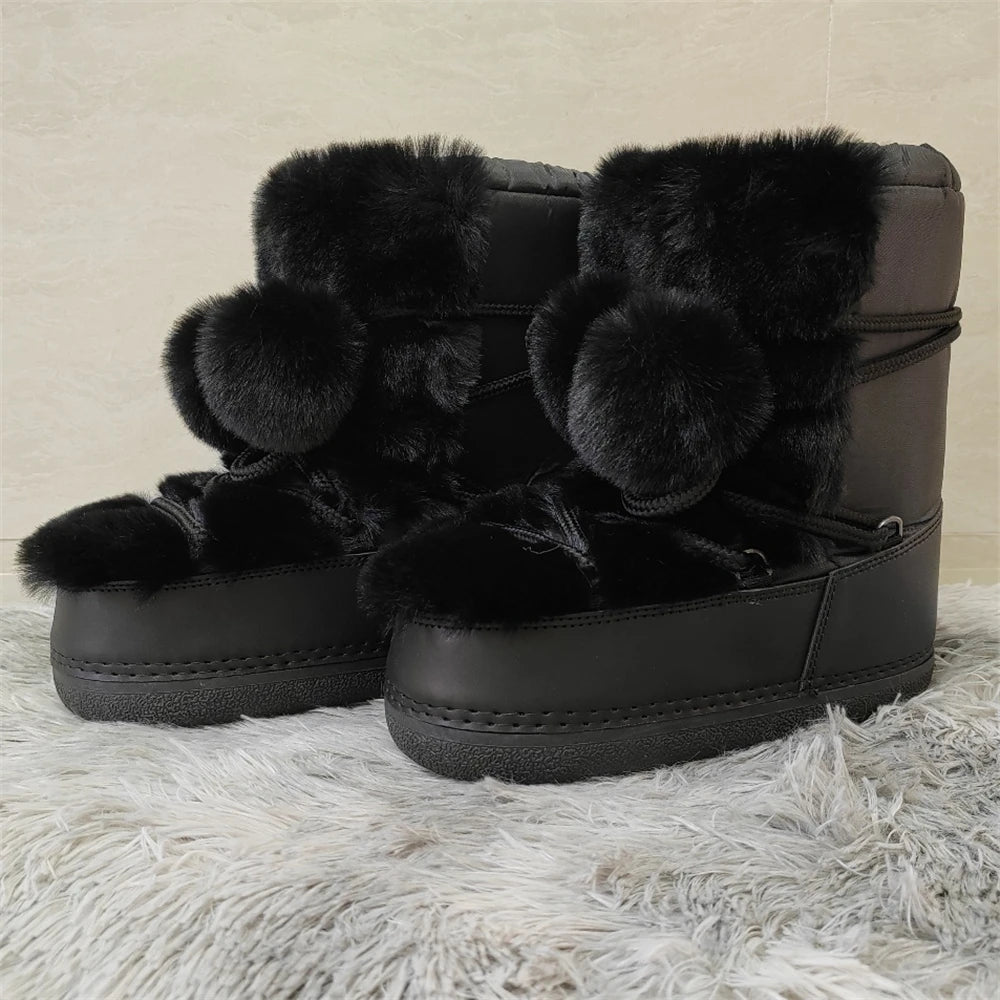 Faux Fur Warm Moon Boots