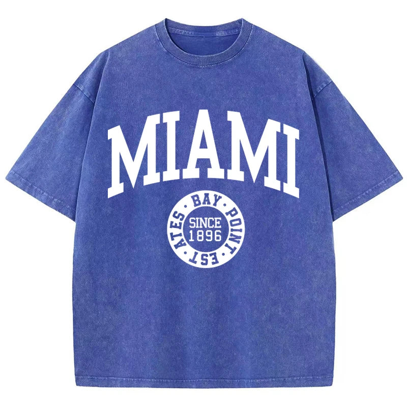 Distressed Night In Miami CasualTee Shirt