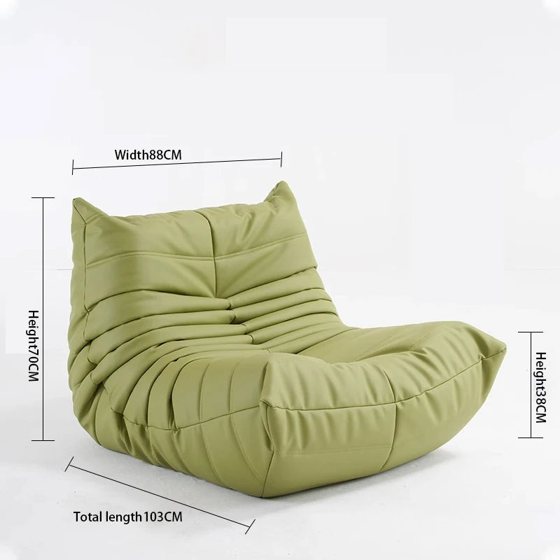 Single Caterpillar Sofa Balcony Leisure Chair