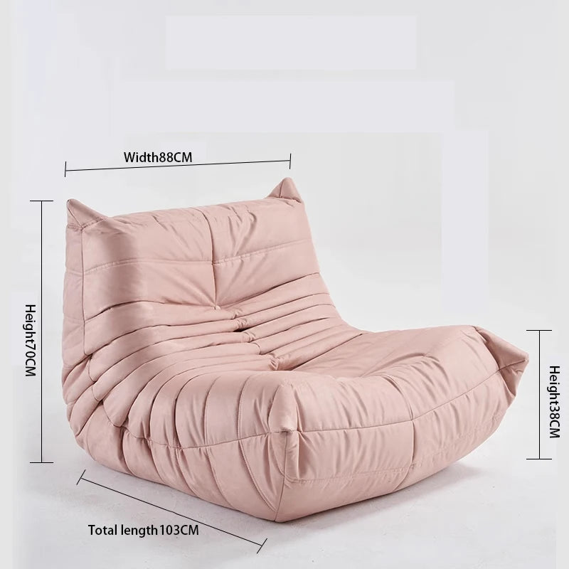 Single Caterpillar Sofa Balcony Leisure Chair