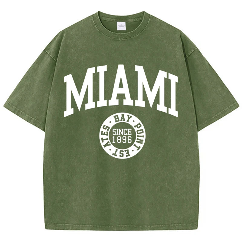 Distressed Night In Miami CasualTee Shirt