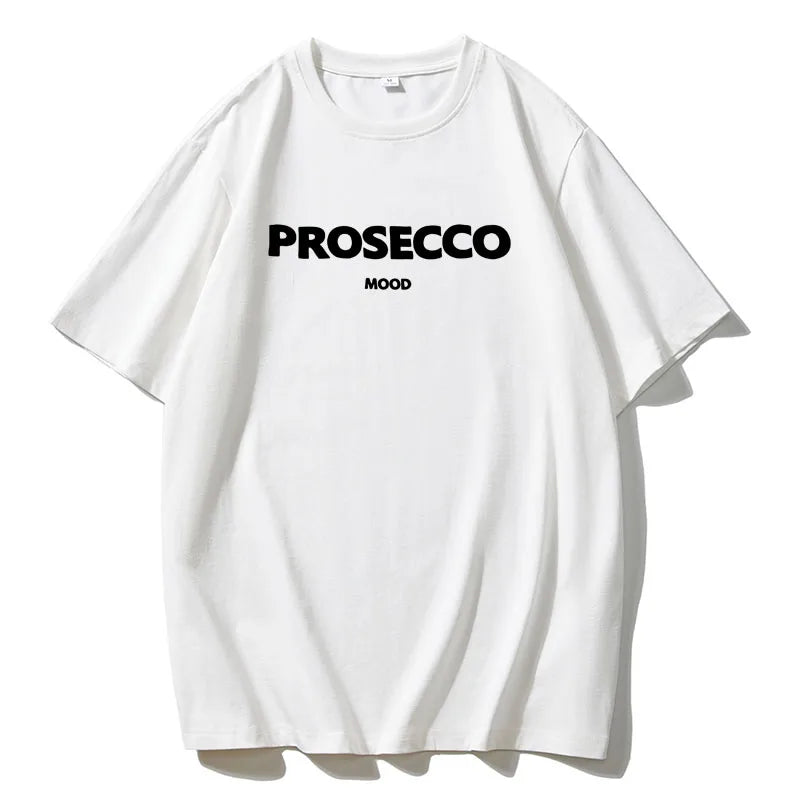 New Print “PROSECCO” Cotton Tee