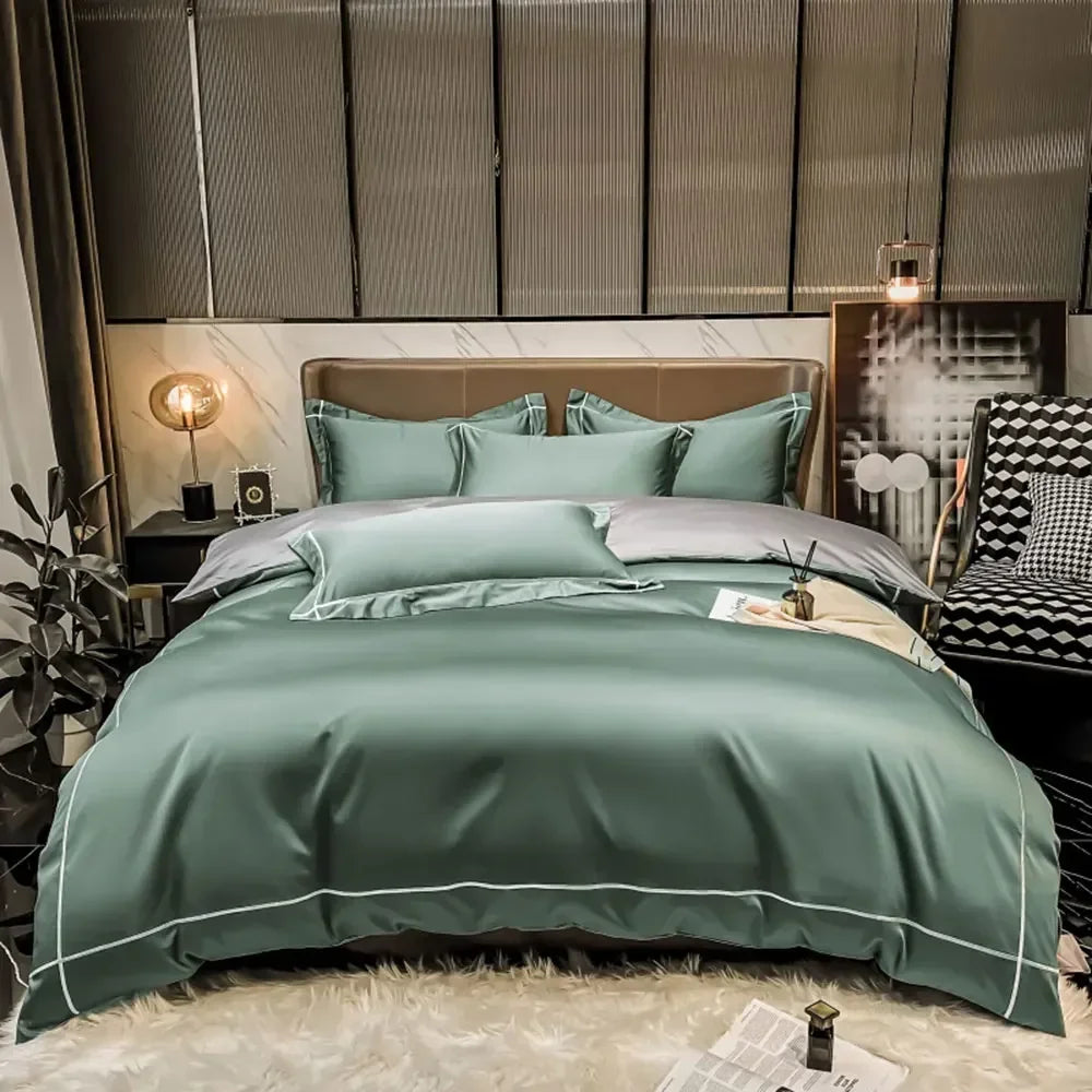 Svetanya Embroidery 100% Egyptian Silk Bedding