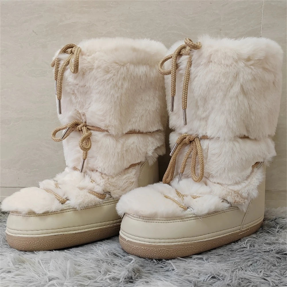 Faux Fur Warm Moon Boots