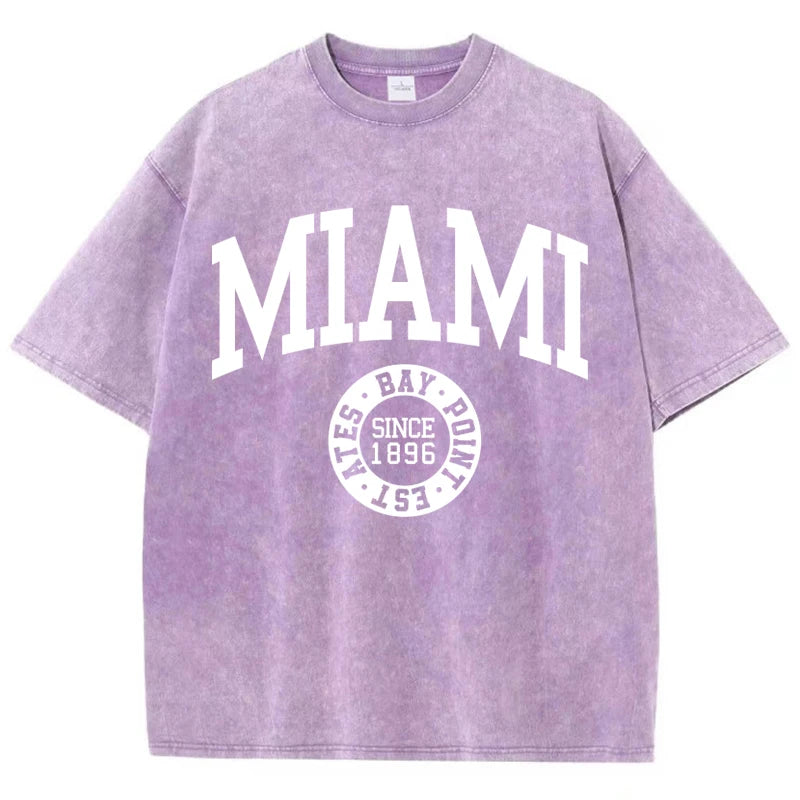 Distressed Night In Miami CasualTee Shirt