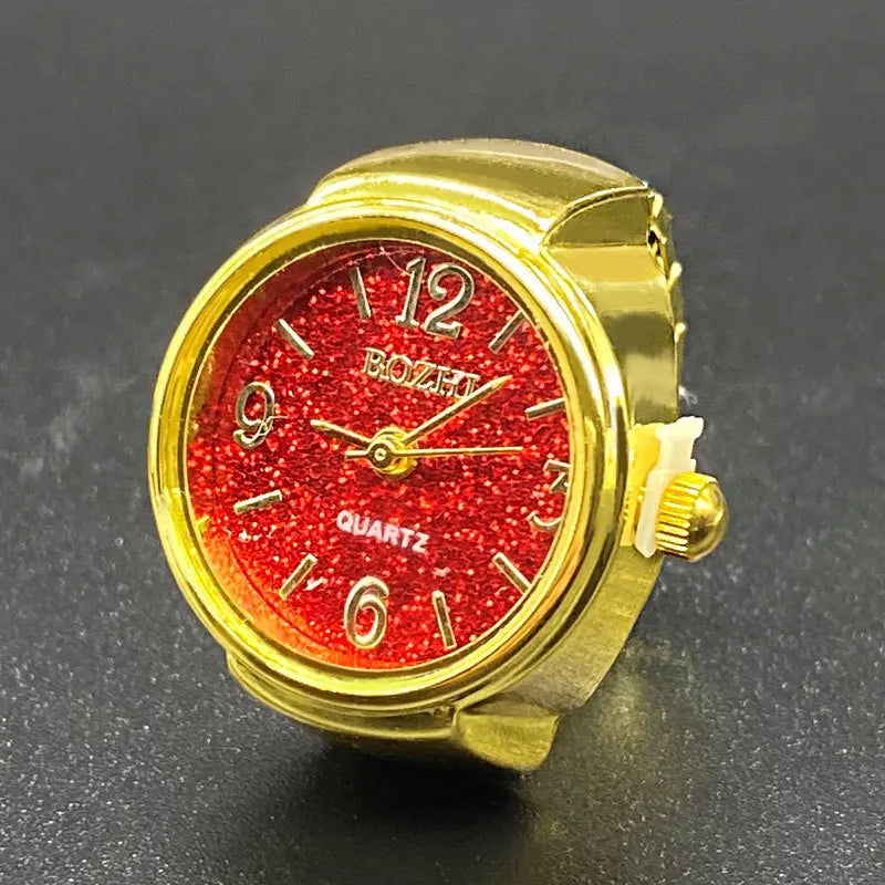 Mini Watches Finger Rings