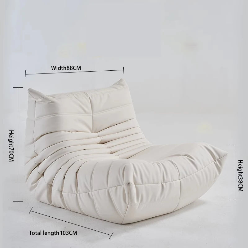 Single Caterpillar Sofa Balcony Leisure Chair