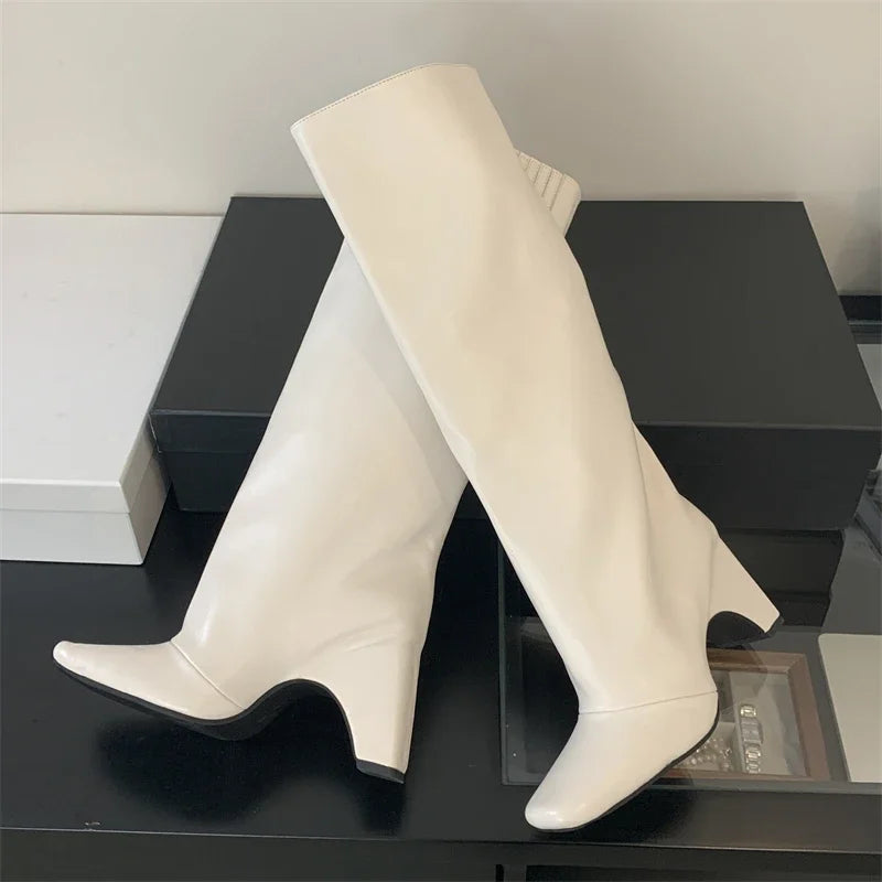Smoke In Mirrors Metallic Booties