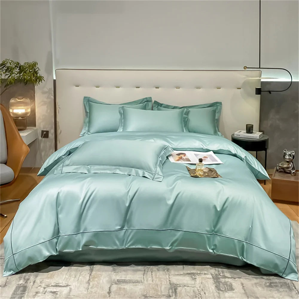 Svetanya Embroidery 100% Egyptian Silk Bedding
