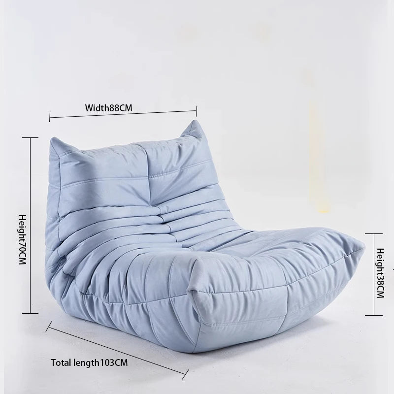 Single Caterpillar Sofa Balcony Leisure Chair