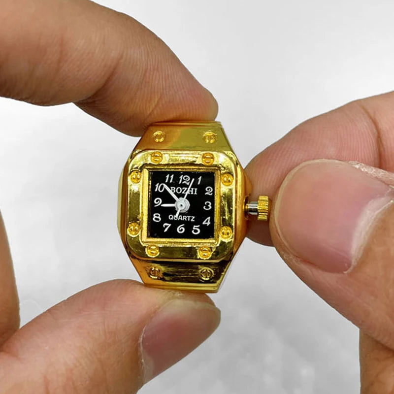 Mini Watches Finger Rings