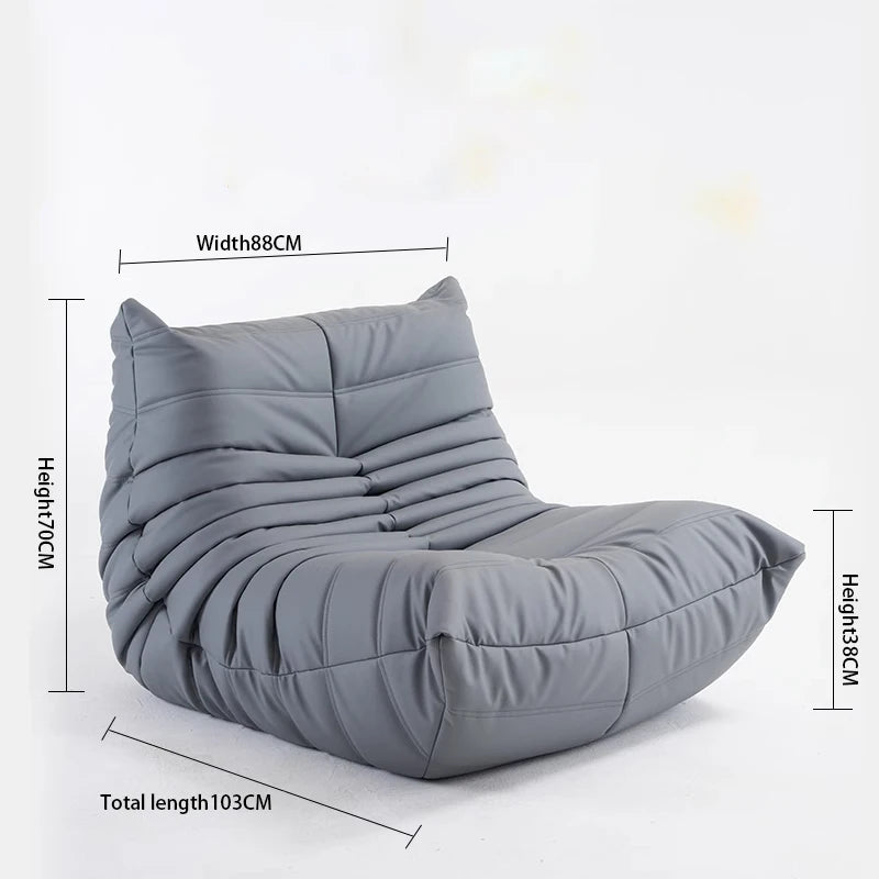 Single Caterpillar Sofa Balcony Leisure Chair