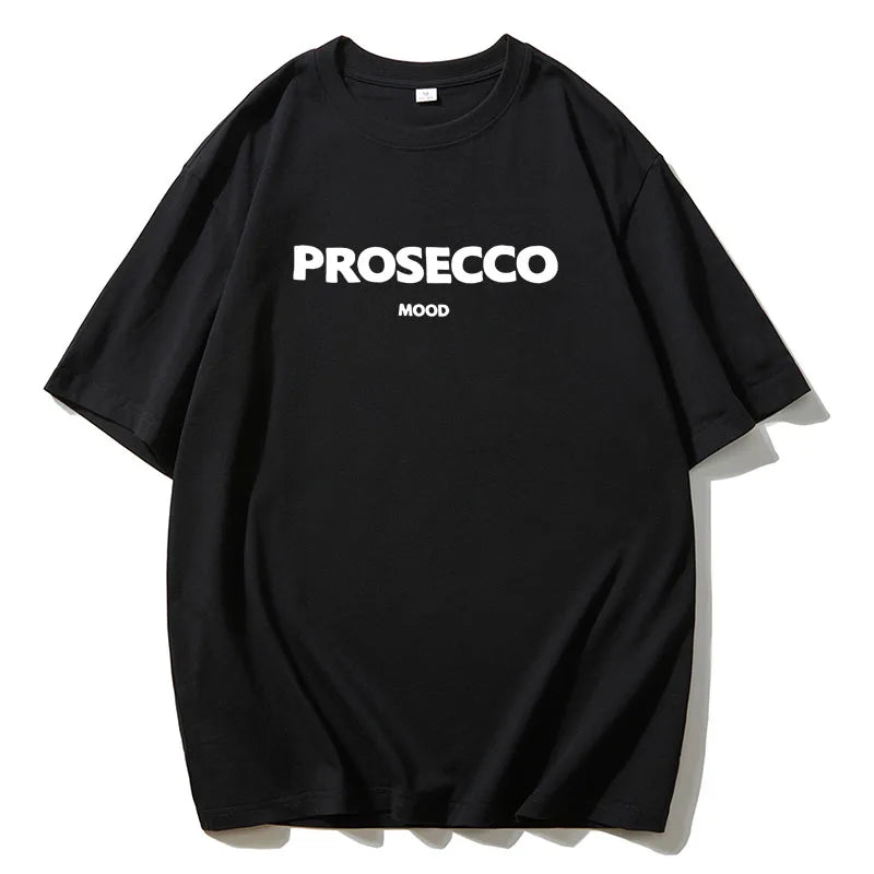 New Print “PROSECCO” Cotton Tee