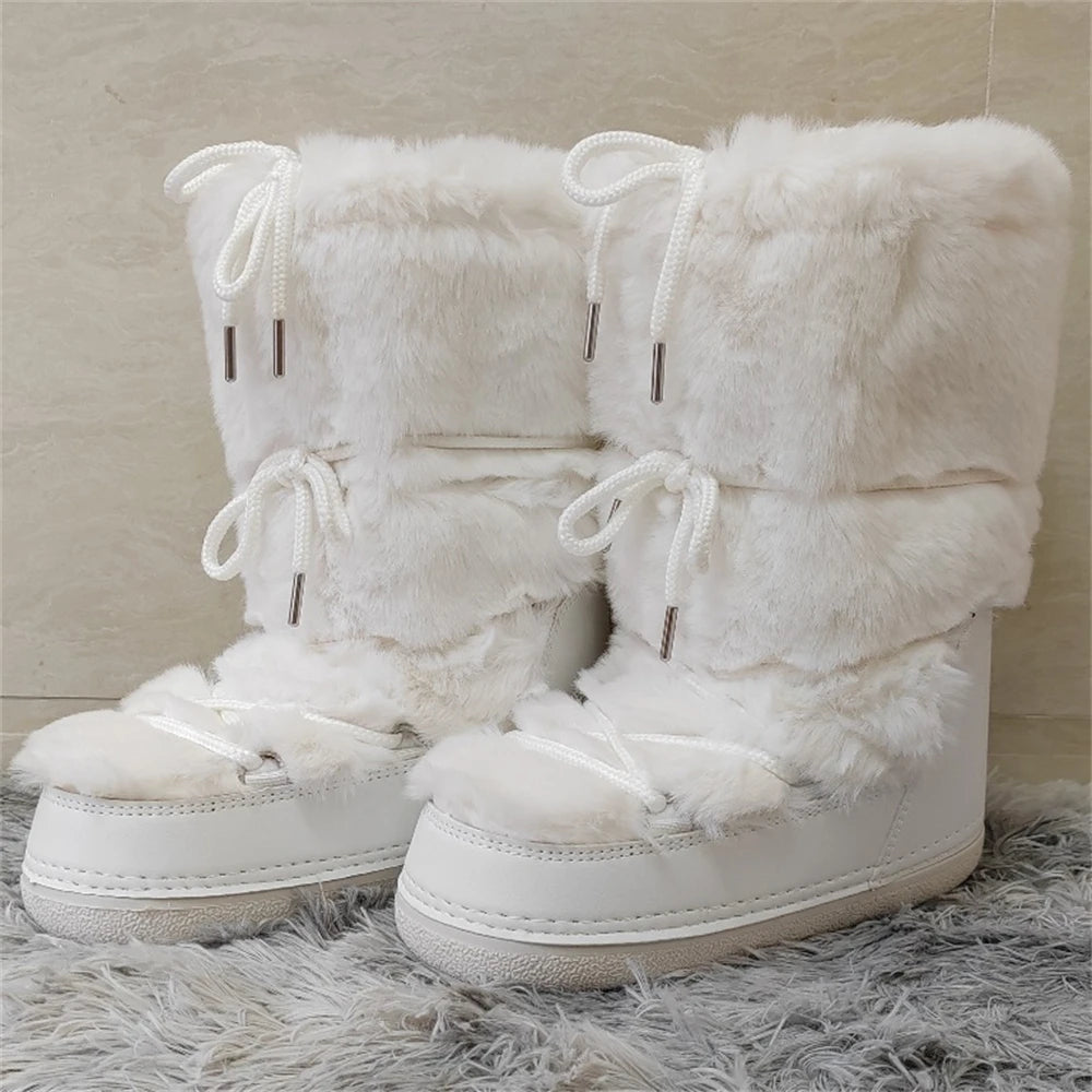 Faux Fur Warm Moon Boots