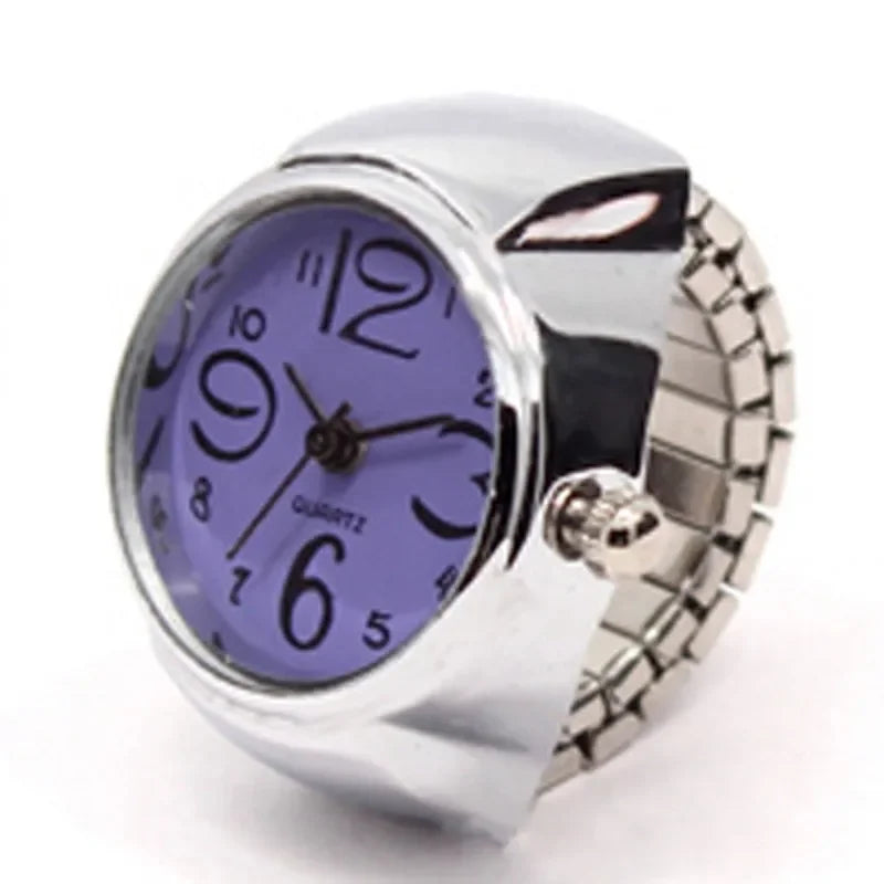 Retro Stretchy Watch Finger Ring