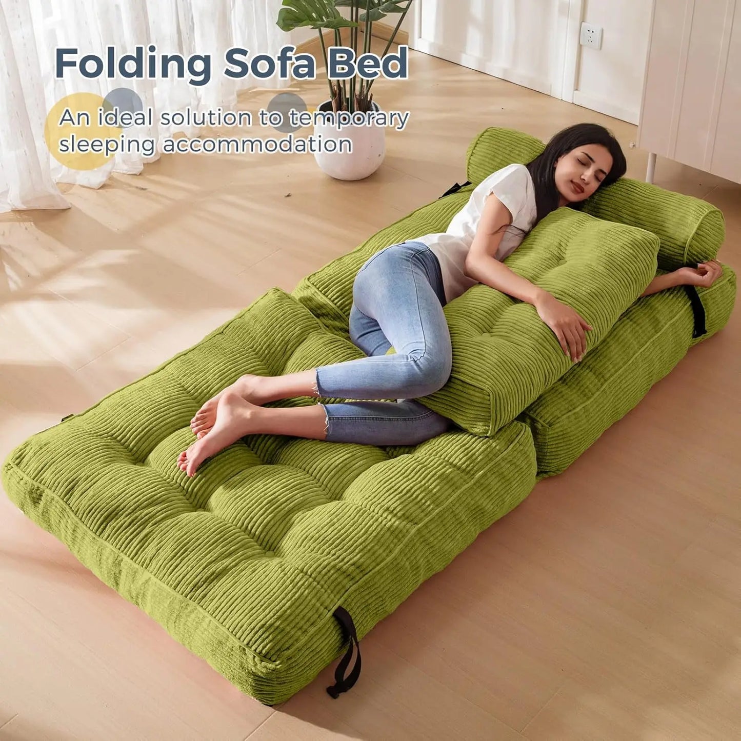 Comfy Convertible Sleeper Chair