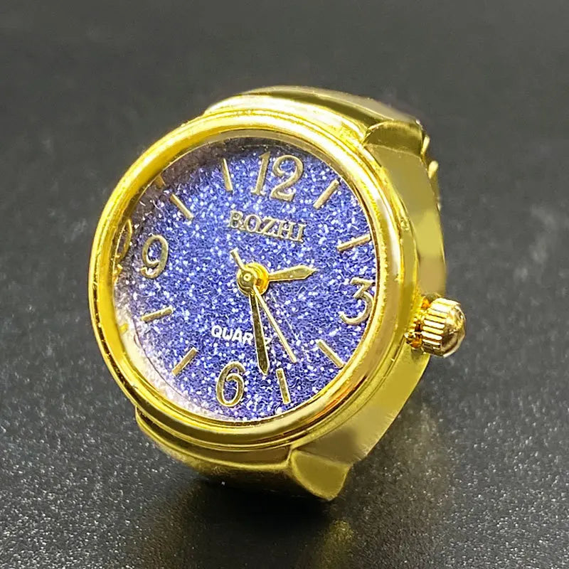 Mini Watches Finger Rings