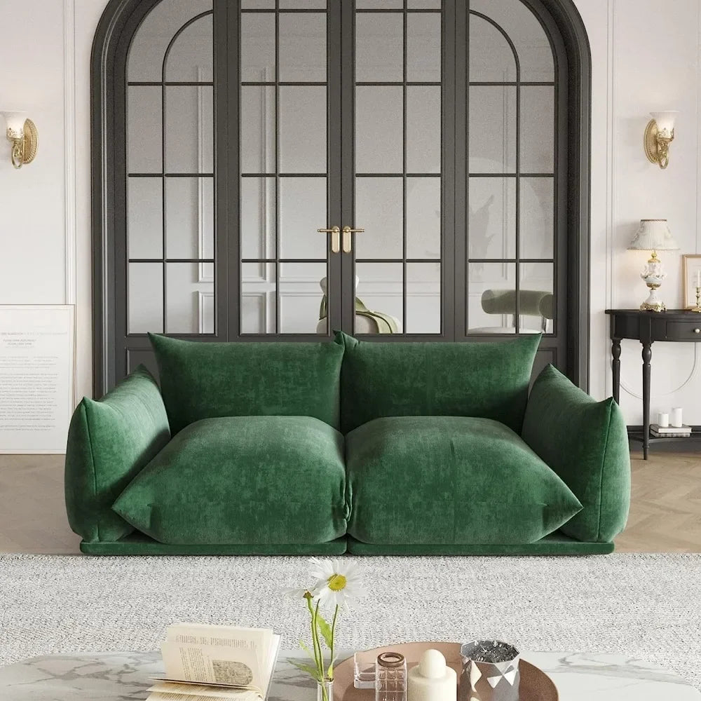 Deep Thick Love Seat Sofa