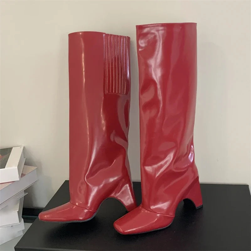 Smoke In Mirrors Metallic Booties