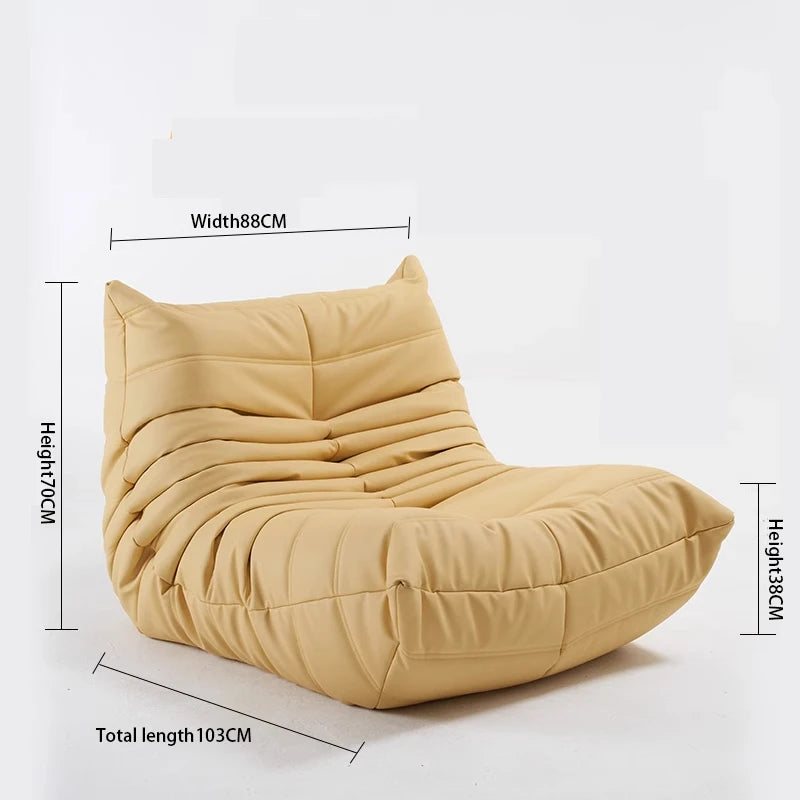 Single Caterpillar Sofa Balcony Leisure Chair
