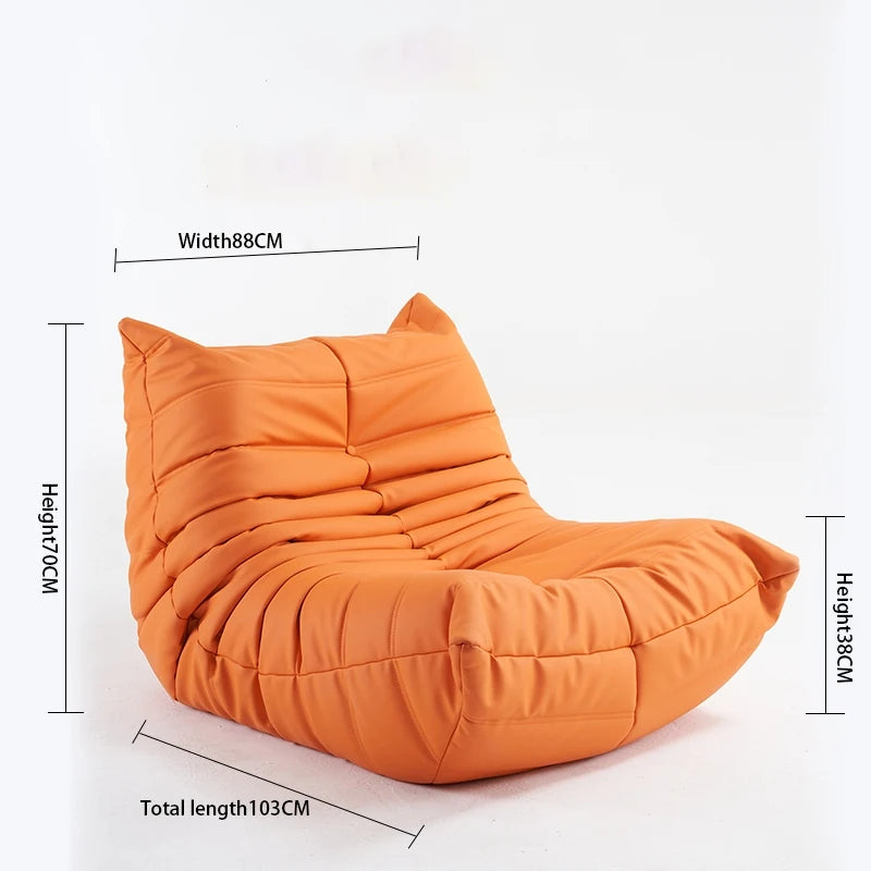 Single Caterpillar Sofa Balcony Leisure Chair